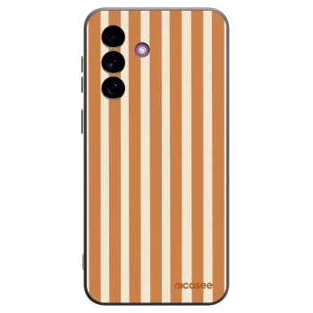 Picasee silikonový černý obal pro Samsung Galaxy A37 - Orange lines