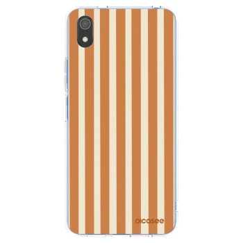 Picasee silikonový průhledný obal pro Xiaomi Redmi 7A - Orange lines
