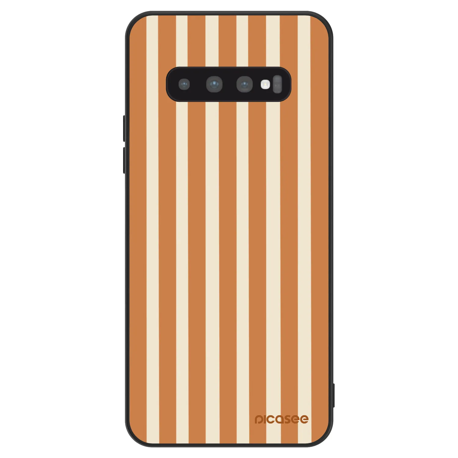 Picasee ULTIMATE CASE pro Samsung Galaxy S10 G973 - Orange lines