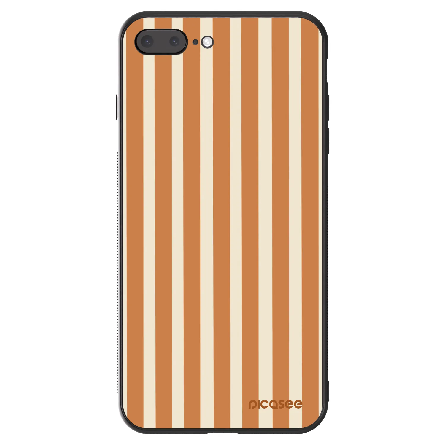 Picasee ULTIMATE CASE pro Apple iPhone 8 Plus - Orange lines