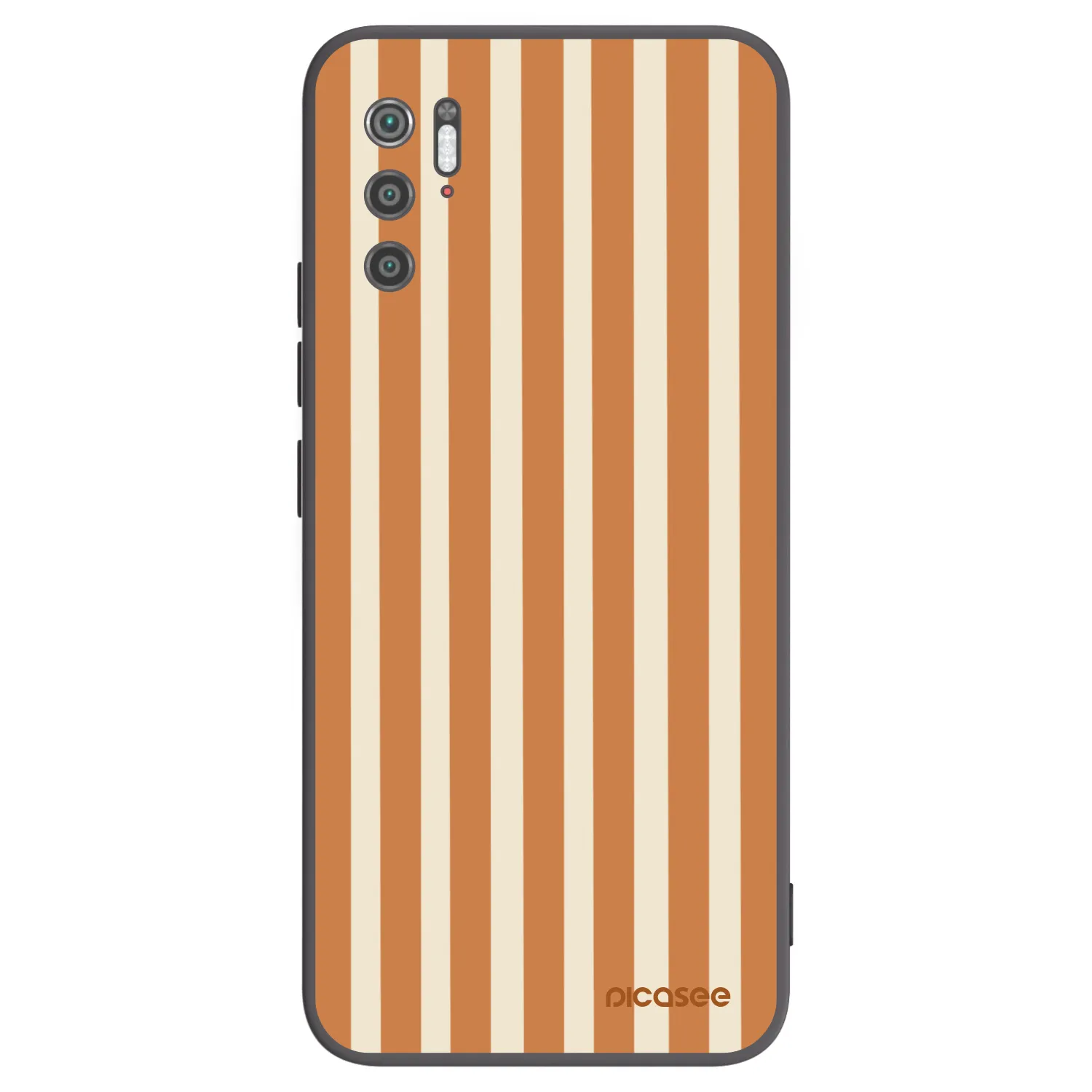 Picasee silikonový černý obal pro Xiaomi Poco M3 Pro 5G - Orange lines
