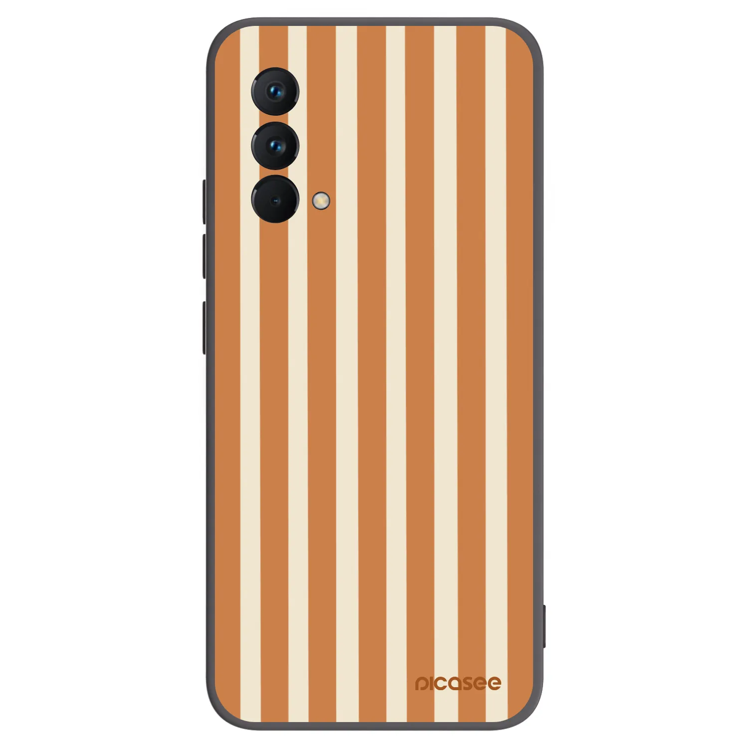 Picasee silikonový černý obal pro Realme GT Master Edition 5G - Orange lines