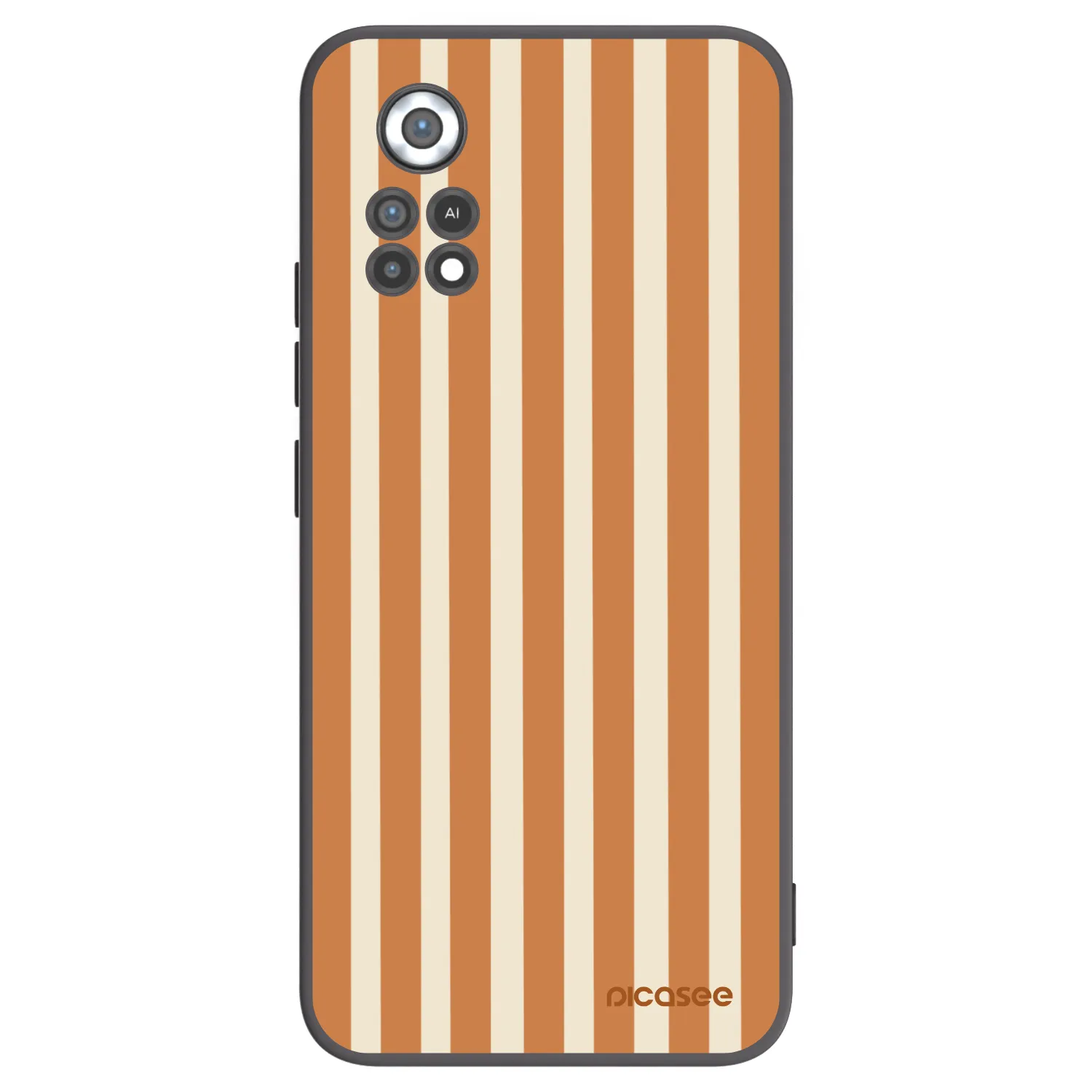 Picasee silikonový černý obal pro Xiaomi Poco X4 Pro 5G - Orange lines