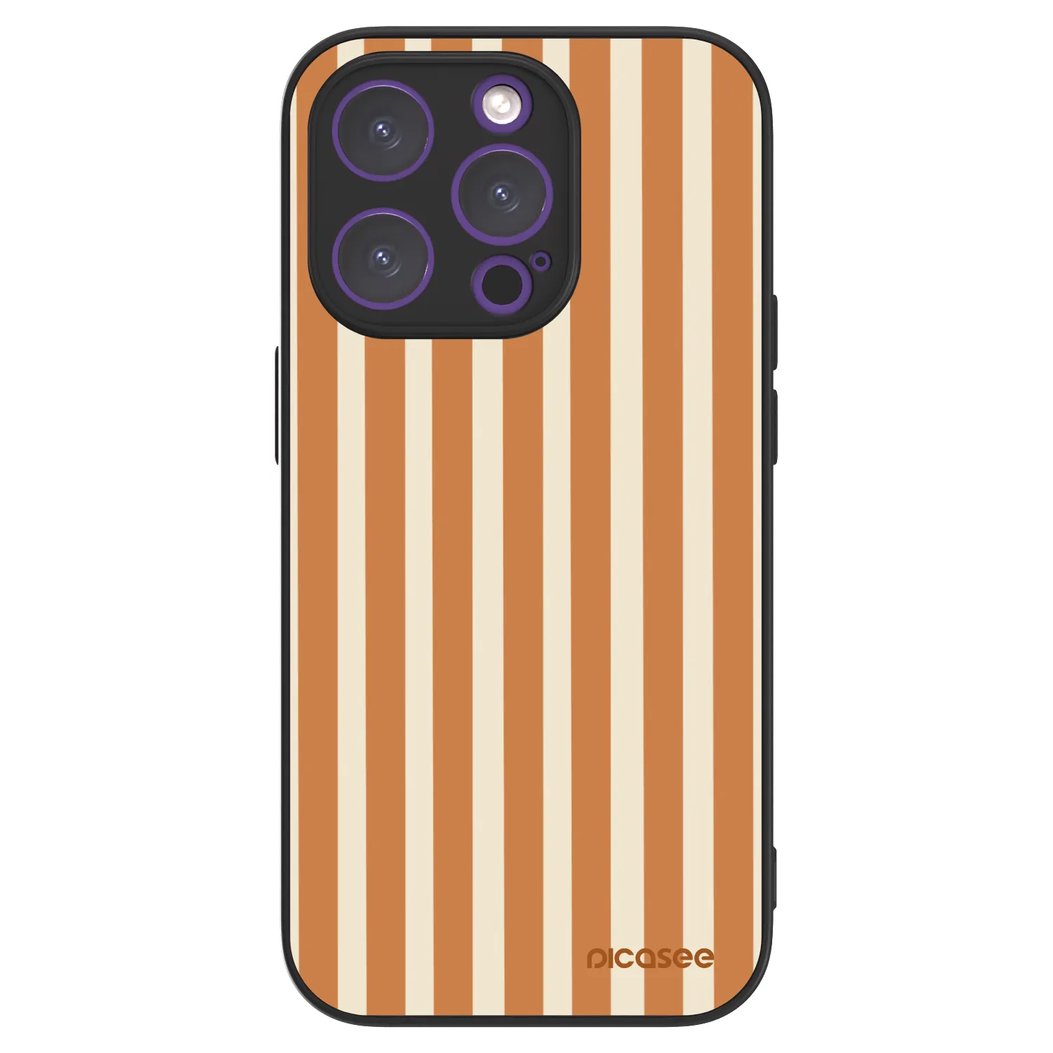 Picasee ULTIMATE CASE pro Apple iPhone 14 Pro - Orange lines