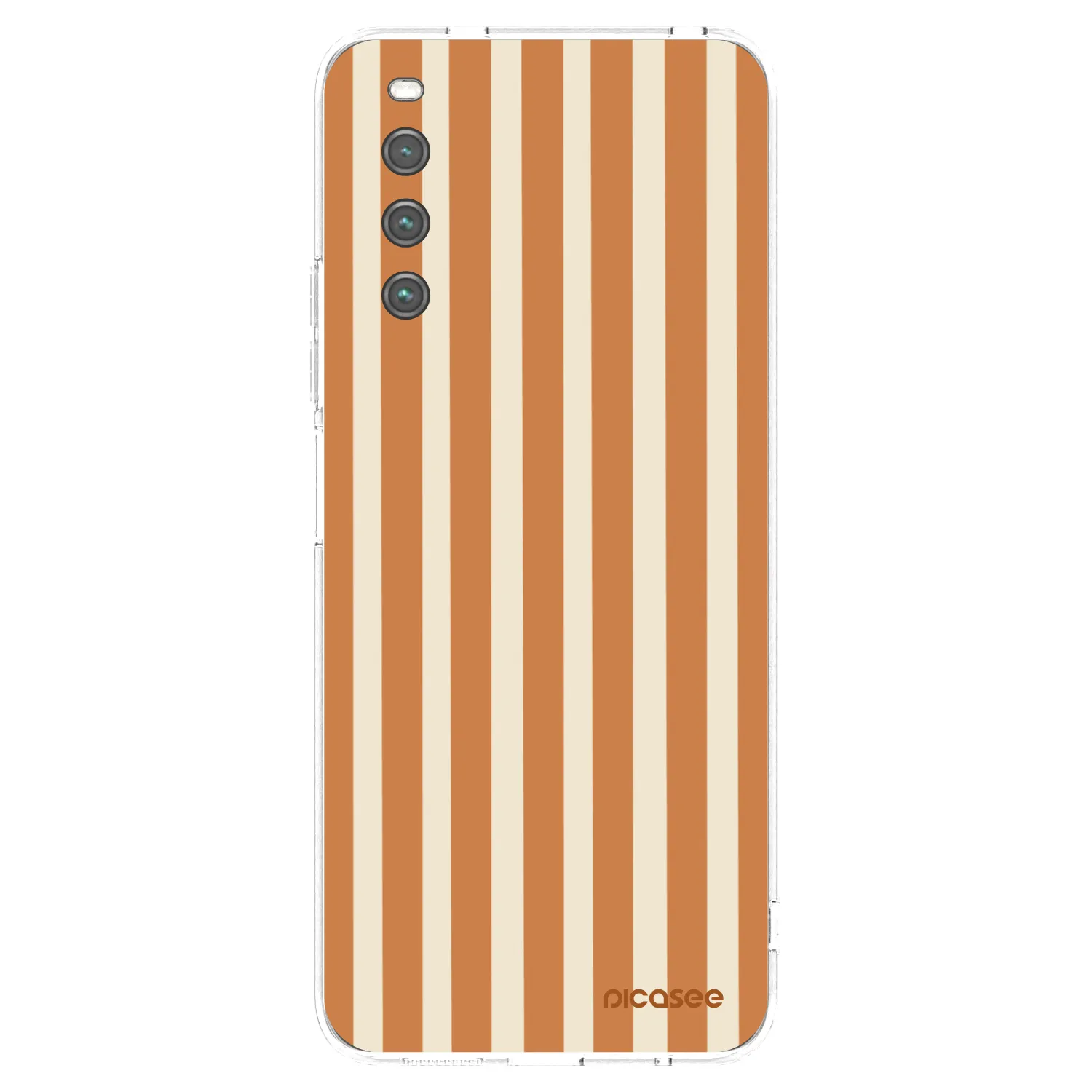 Picasee silikonový průhledný obal pro Sony Xperia 10 IV 5G - Orange lines