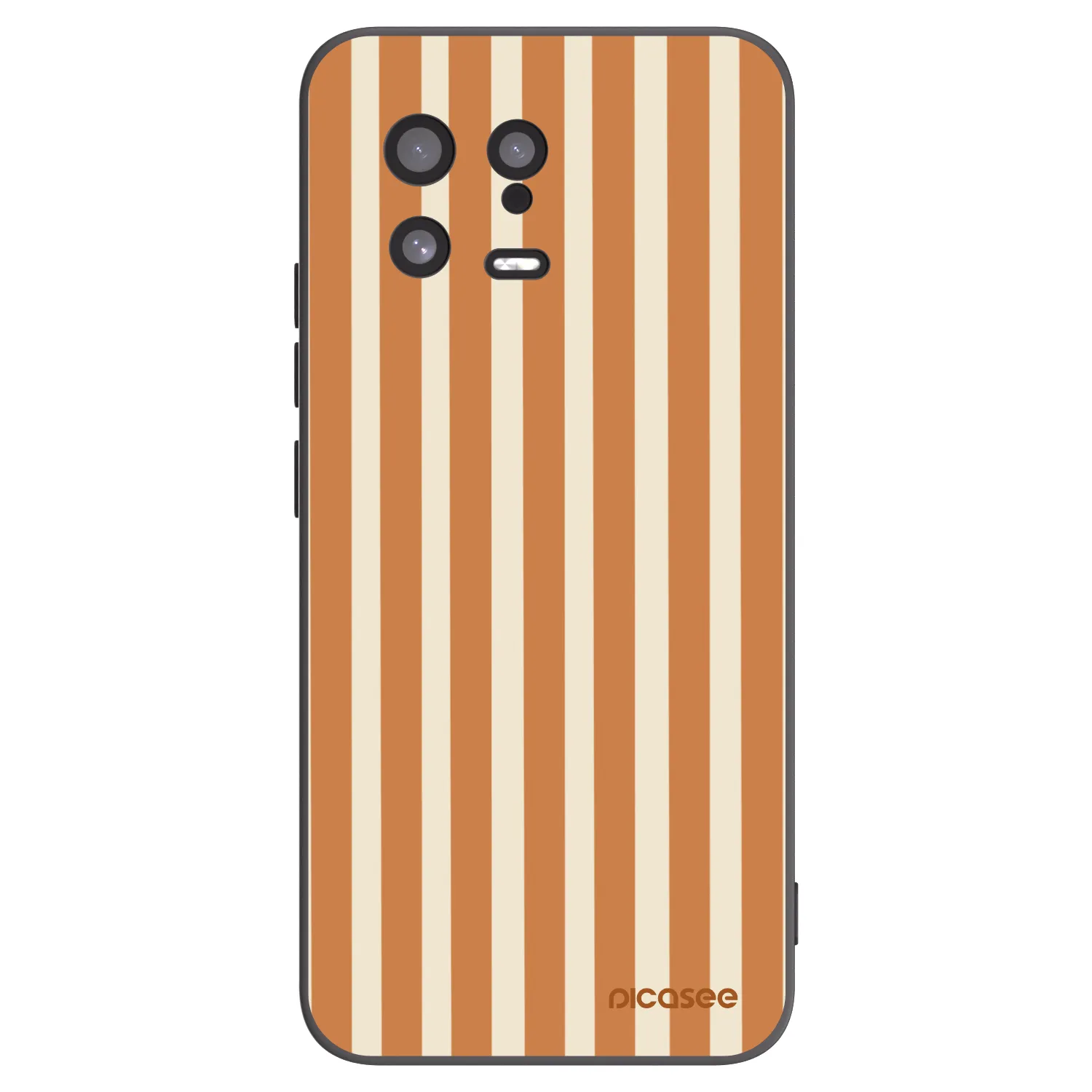 Picasee silikonový černý obal pro Xiaomi 13 - Orange lines