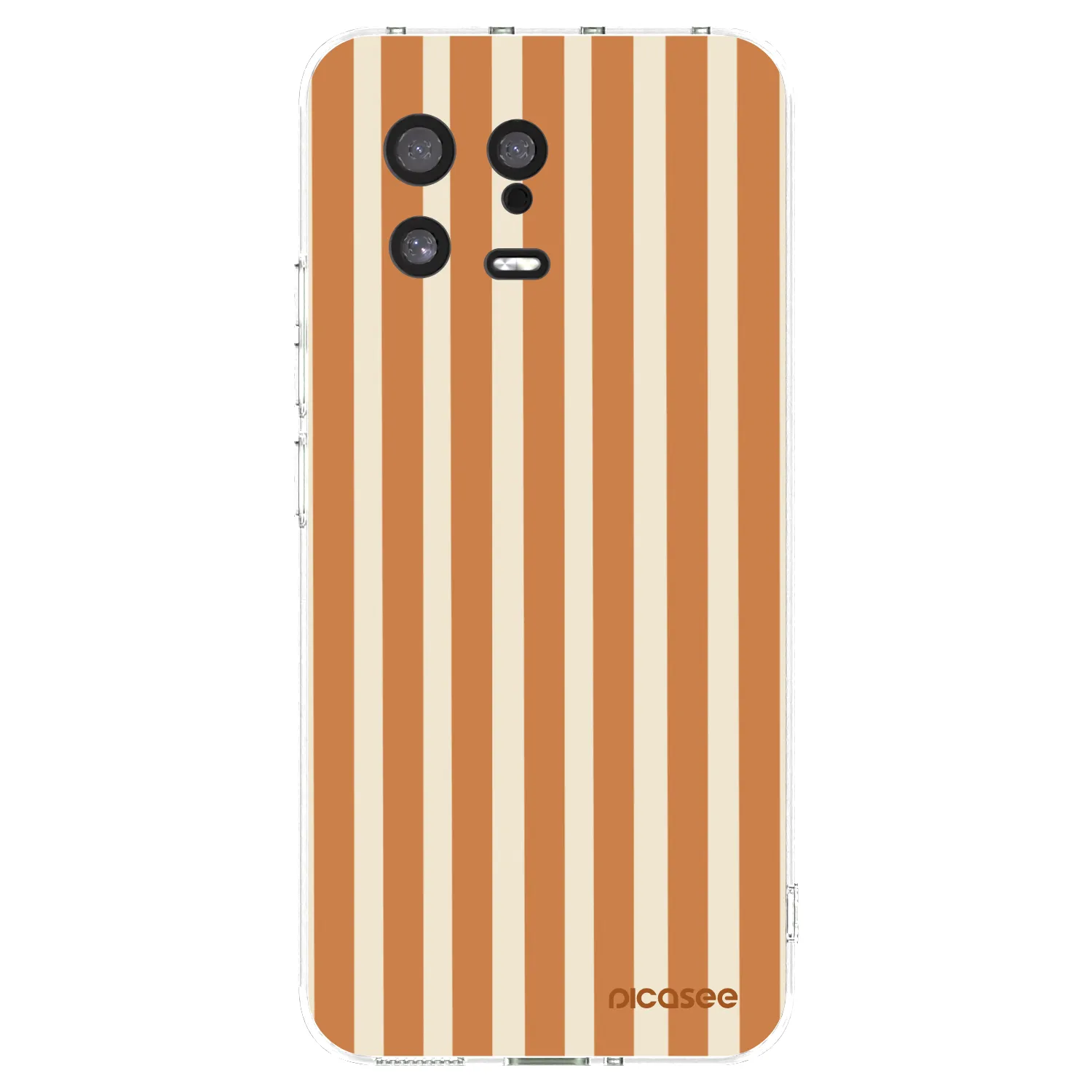 Picasee silikonový průhledný obal pro Xiaomi 13 - Orange lines