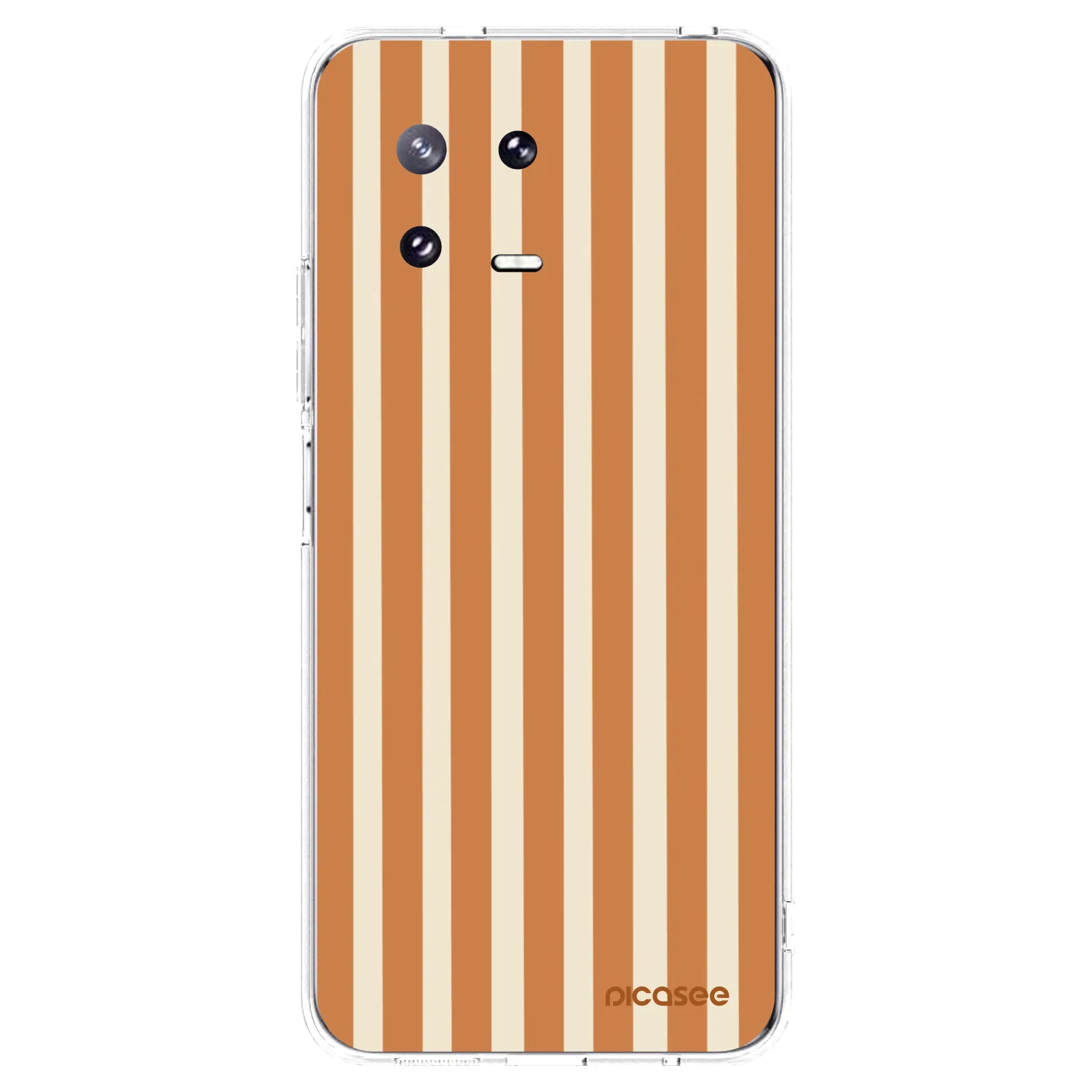 Picasee silikonový průhledný obal pro Xiaomi 13 Pro - Orange lines