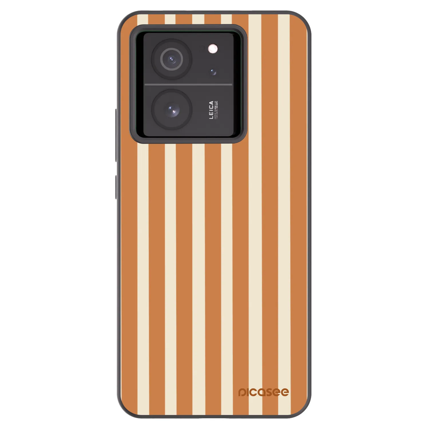 Picasee silikonový černý obal pro Xiaomi 13T - Orange lines