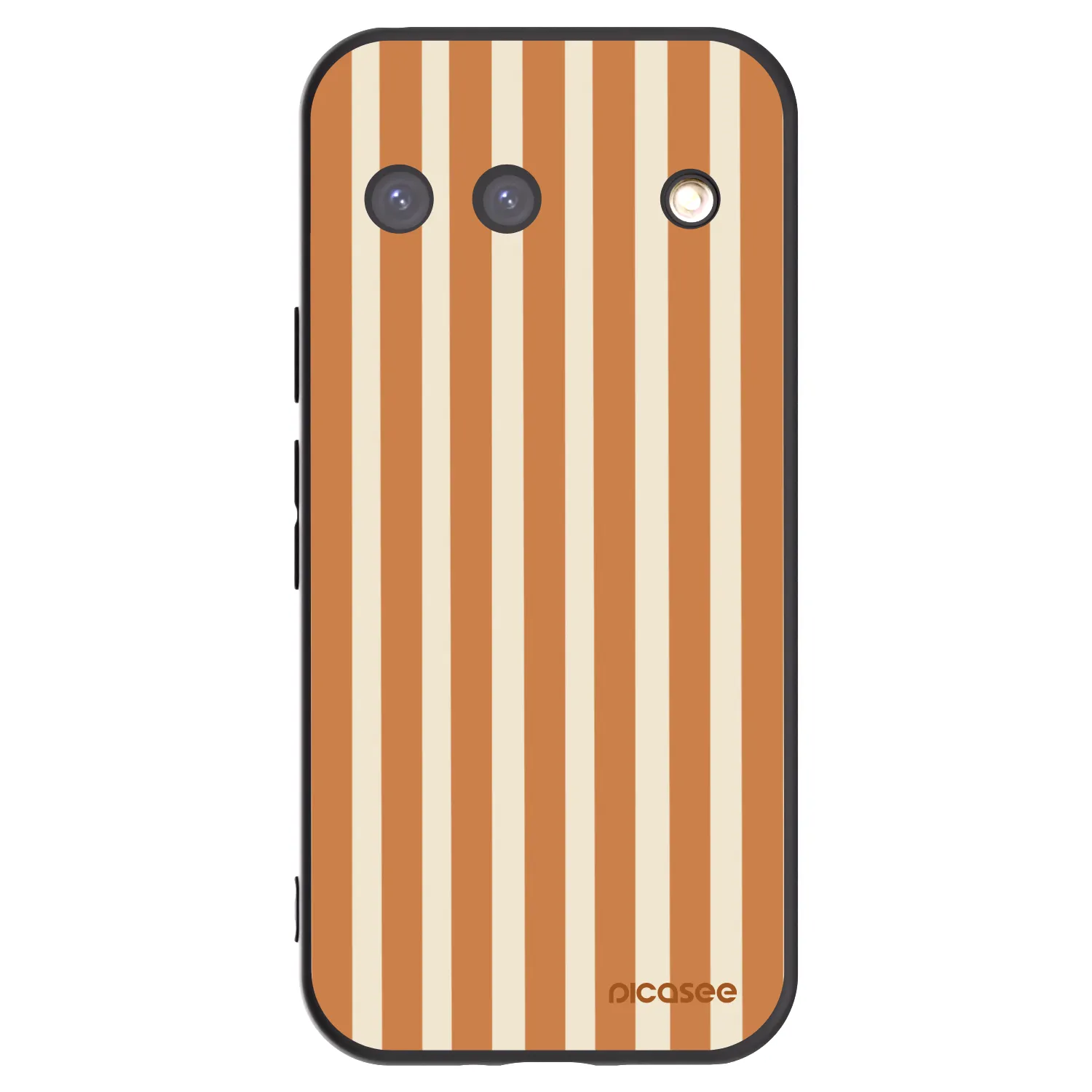 Picasee silikonový černý obal pro Google Pixel 9 - Orange lines
