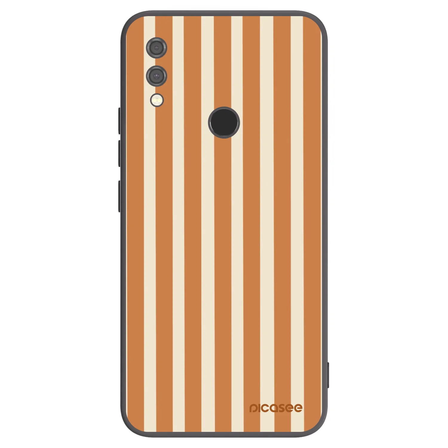 Picasee silikonový černý obal pro Xiaomi Redmi Note 7 - Orange lines