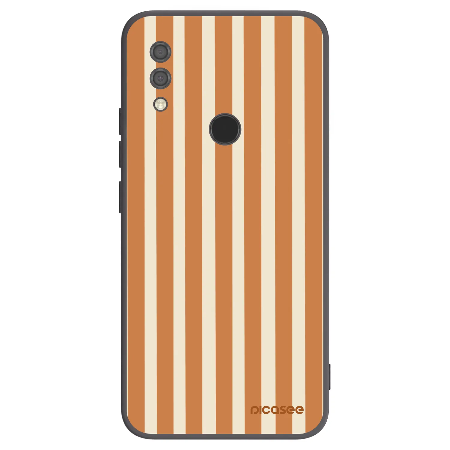 Picasee silikonový černý obal pro Xiaomi Redmi 7 - Orange lines