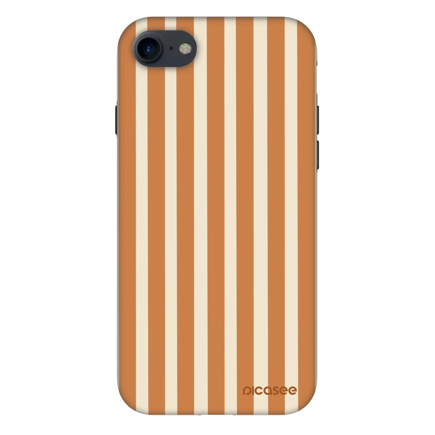 Picasee Fashion Case pro Apple iPhone SE 2022 - Orange lines