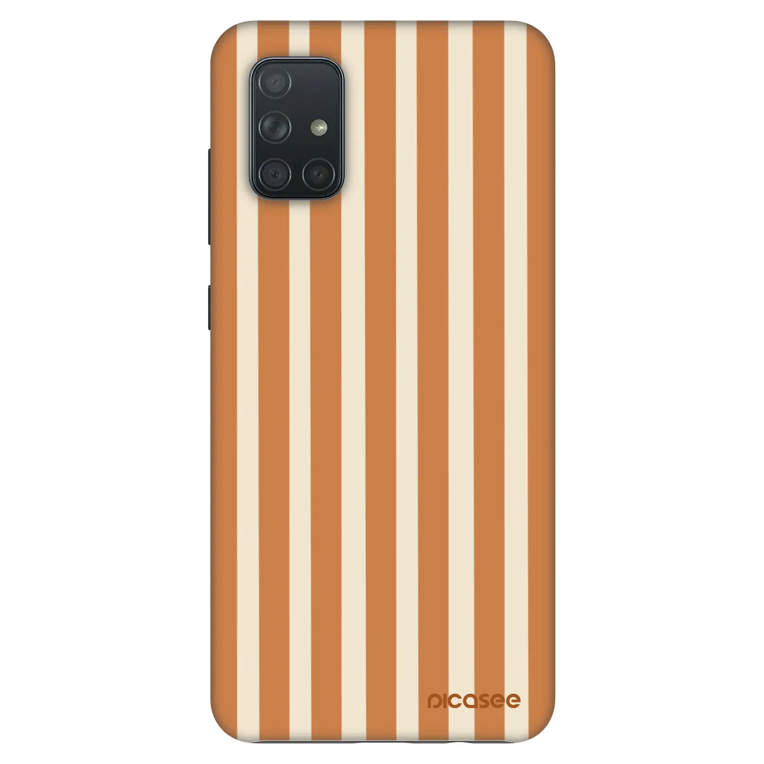 Picasee Fashion Case pro Samsung Galaxy A71 A715F - Orange lines