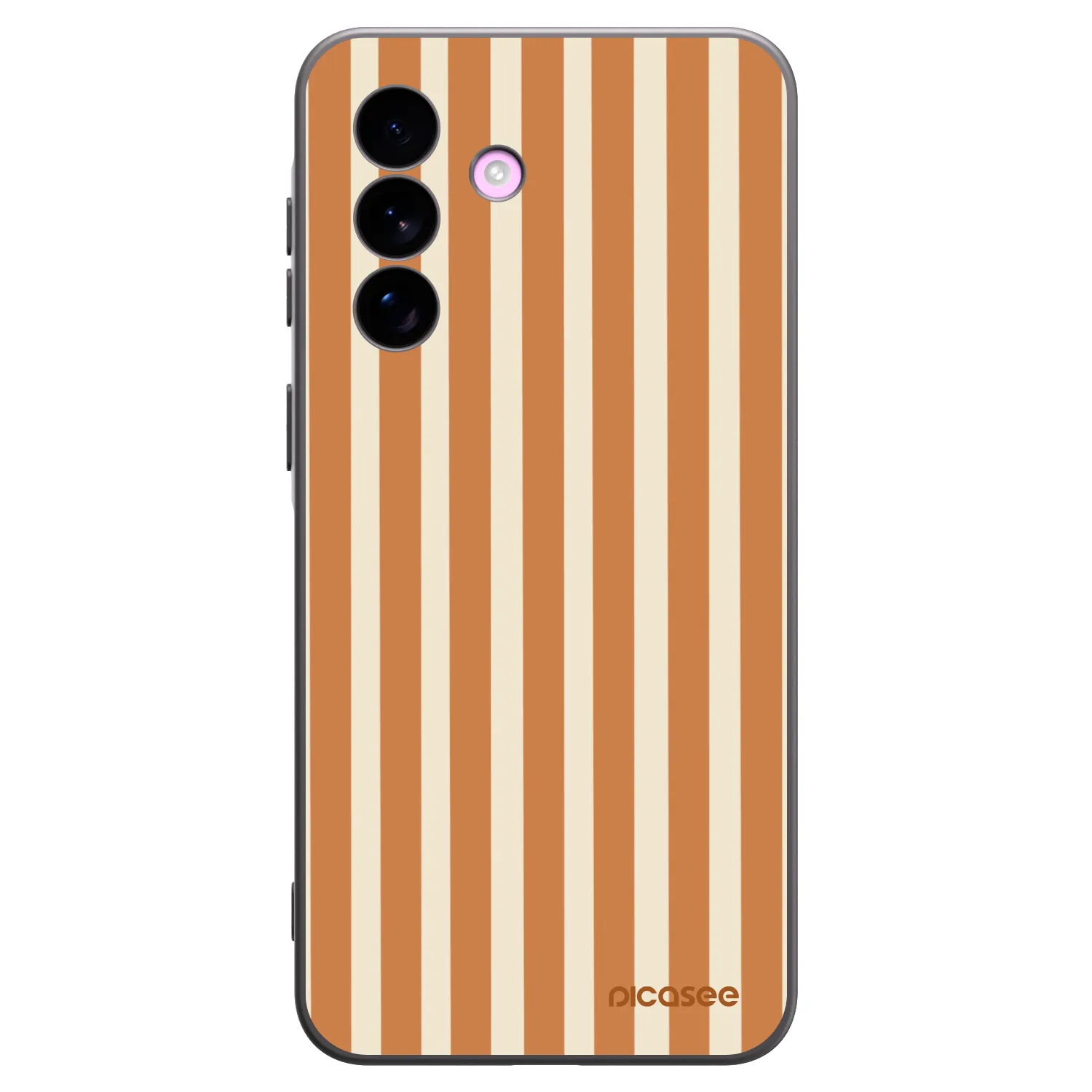 Picasee silikonový černý obal pro Samsung Galaxy A57 5G - Orange lines
