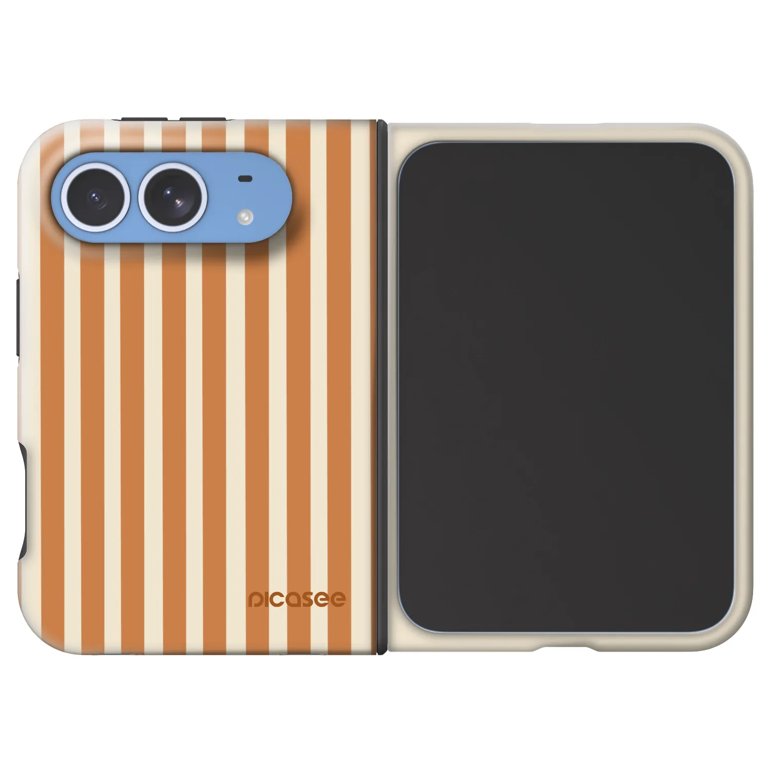 Picasee Fashion Case MagSafe Apple iPhone Duo - Orange lines