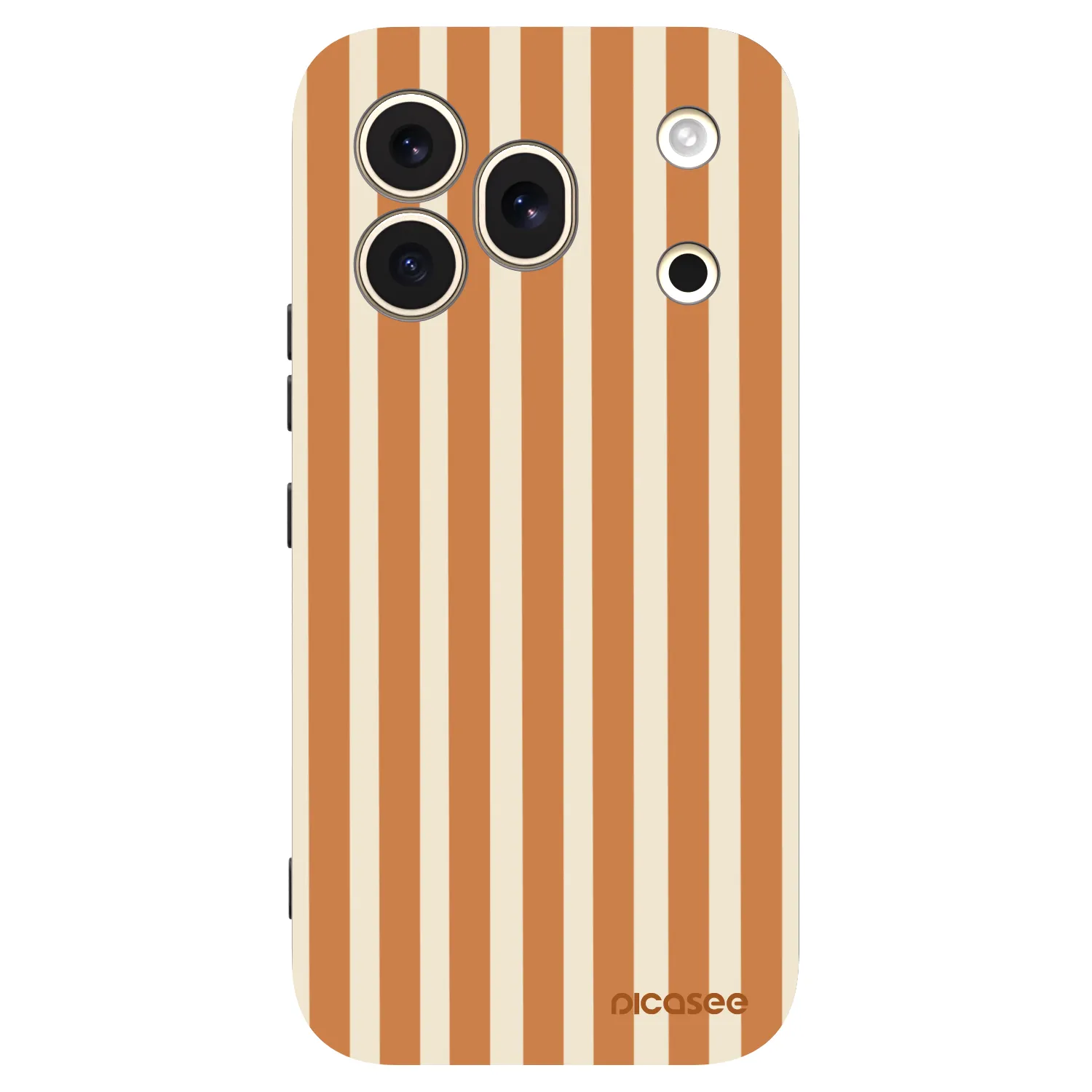 Picasee silikonový černý obal pro Honor 600 Pro - Orange lines