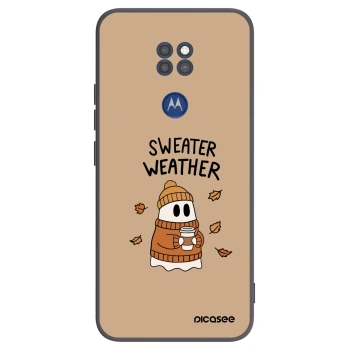 Obal pro Motorola Moto G9 Play - Sweater ghost