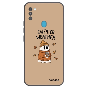 Obal pro Samsung Galaxy M11 - Sweater ghost