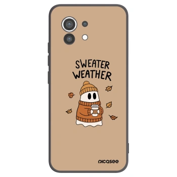 Picasee silikonový černý obal pro Xiaomi Mi 11 - Sweater ghost