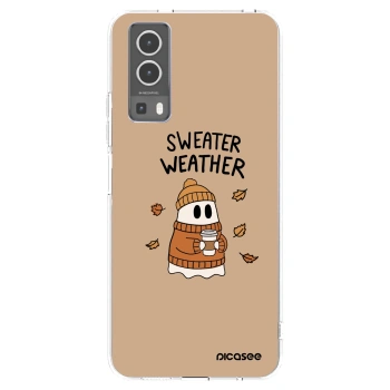 Picasee silikonový průhledný obal pro Vivo Y72 5G - Sweater ghost