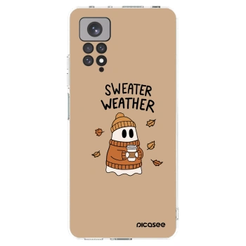 Picasee silikonový průhledný obal pro Xiaomi Redmi Note 11 - Sweater ghost