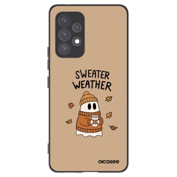 Picasee silikonový černý obal pro Samsung Galaxy A53 5G A536 - Sweater ghost