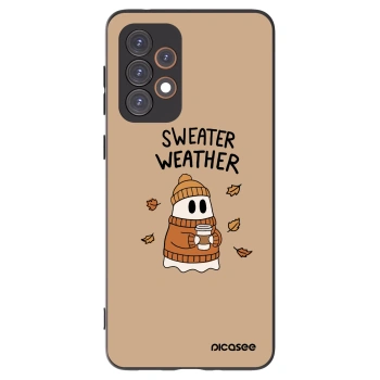 Picasee silikonový černý obal pro Samsung Galaxy A33 5G A336 - Sweater ghost
