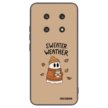 Picasee silikonový černý obal pro Honor Magic4 Lite 5G - Sweater ghost