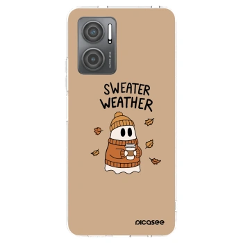 Picasee silikonový průhledný obal pro Xiaomi Redmi 10 5G - Sweater ghost