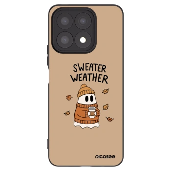 Picasee silikonový černý obal pro Honor X8a - Sweater ghost