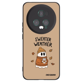 Picasee silikonový černý obal pro Honor Magic5 Pro - Sweater ghost