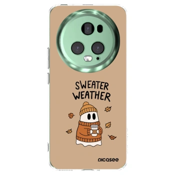 Picasee silikonový průhledný obal pro Honor Magic5 Pro - Sweater ghost