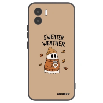 Picasee silikonový černý obal pro Xiaomi Redmi A2 - Sweater ghost