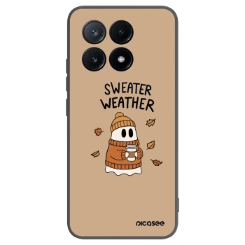 Picasee silikonový černý obal pro Xiaomi Poco X6 Pro - Sweater ghost