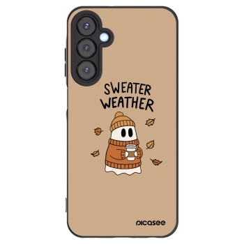 Picasee silikonový černý obal pro Samsung Galaxy A25 A256B 5G - Sweater ghost