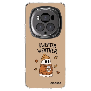 Picasee silikonový průhledný obal pro Honor Magic6 Pro - Sweater ghost