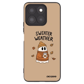 Picasee silikonový černý obal pro Honor X8b - Sweater ghost