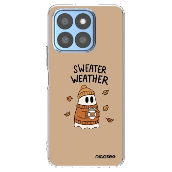 Picasee silikonový průhledný obal pro Honor X8b - Sweater ghost