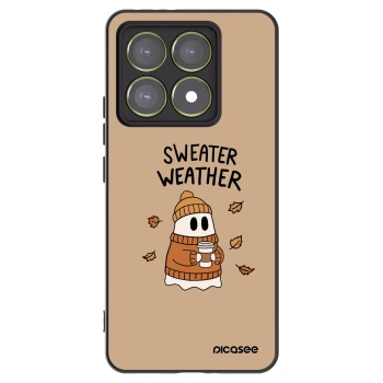 Picasee silikonový černý obal pro Xiaomi 14T - Sweater ghost