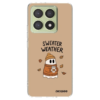 Picasee silikonový průhledný obal pro Xiaomi 14T - Sweater ghost