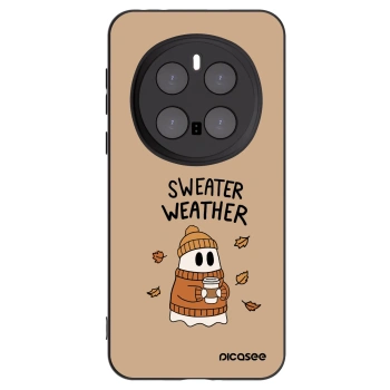 Picasee silikonový černý obal pro Honor Magic7 Pro 5G - Sweater ghost