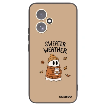 Picasee silikonový černý obal pro Honor 400 5G - Sweater ghost