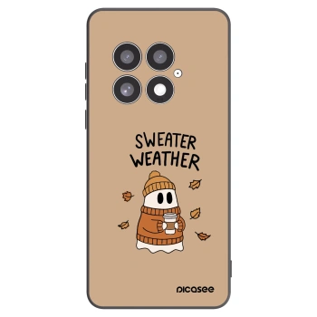 Picasee silikonový černý obal pro OnePlus 13 5G - Sweater ghost