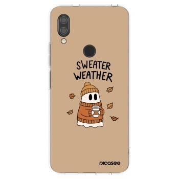 Picasee silikonový průhledný obal pro Xiaomi Redmi 7 - Sweater ghost