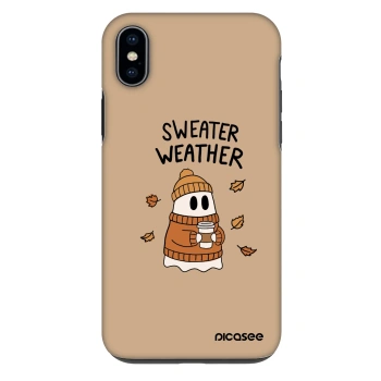 Obal pro Apple iPhone XS Max - Sweater ghost
