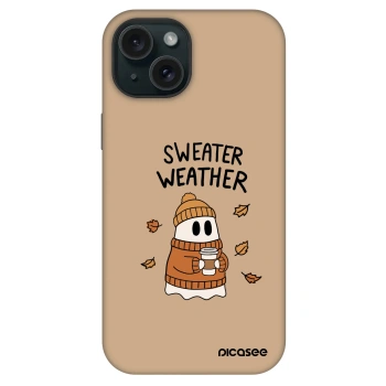 Picasee Fashion Case MagSafe Apple iPhone 15 - Sweater ghost