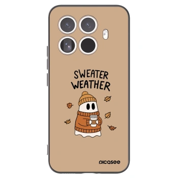 Picasee silikonový černý obal pro Xiaomi 15T Pro - Sweater ghost