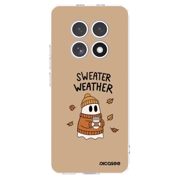 Picasee silikonový průhledný obal pro Xiaomi Redmi Note 15 4G - Sweater ghost