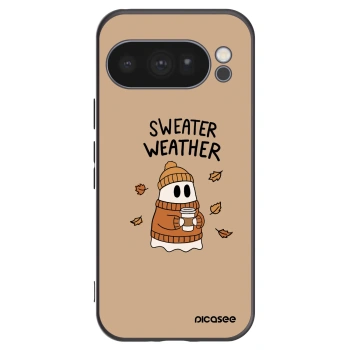 Picasee silikonový černý obal pro Google Pixel 10 Pro - Sweater ghost